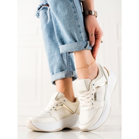 Diamantique Adidași bej 1