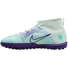 Pantofi de fotbal Nike Mercurial Superfly 8 Academy Mds Tf Jr DN3776 375 multicolor verde 1