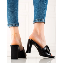 Sandale cu toc Vinceza negru 2