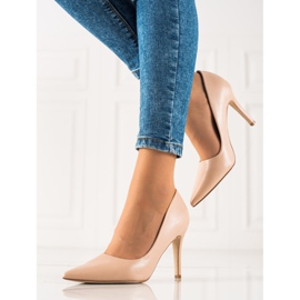 Goodin Tocuri clasice din piele ecologică bej 2