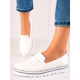 Goodin Mocasini comozi casual alb 1 Goodin Mocasini comozi casual alb 1