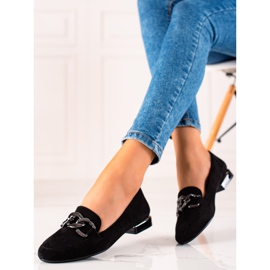 Mocasini eleganti Sergio Leone negru 1