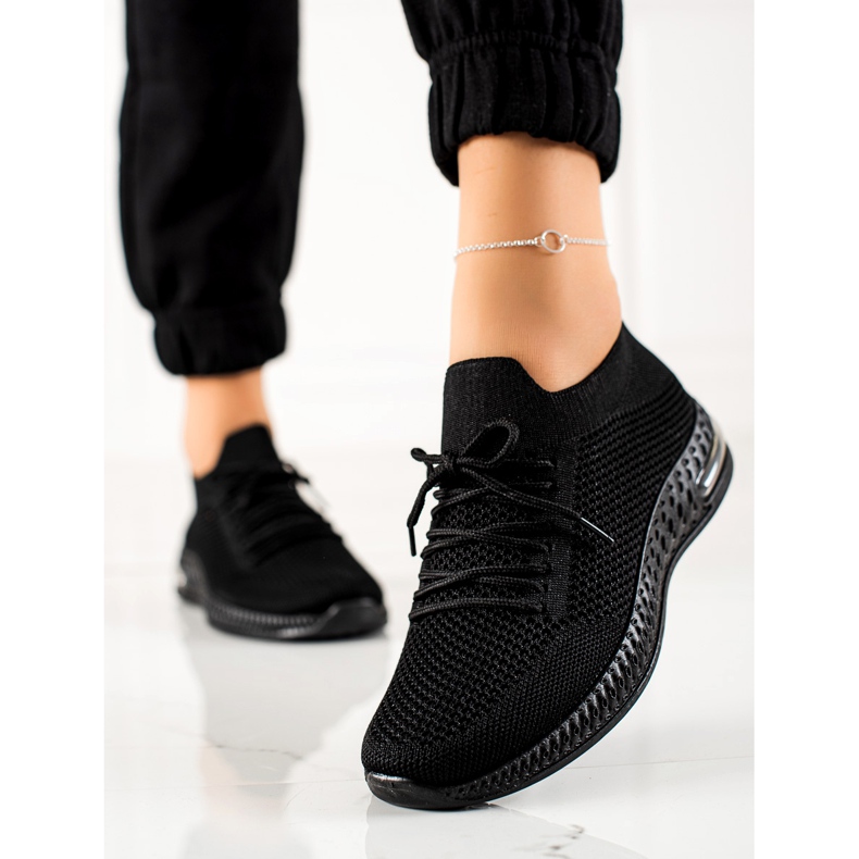 TRENDI Pantofi sport ușori negru 2