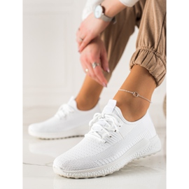 TRENDI Pantofi sport casual alb 1