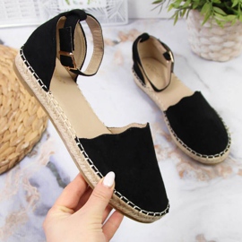 Espadrile eVento W EVE343A negre negru 1