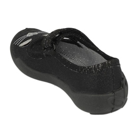 Pantofi copii Befado 114X450 negru argint 3