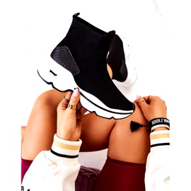 PS1 Pantofi sport negri Bailee High Sock negru 1 PS1 Pantofi sport negri Bailee High Sock negru 1