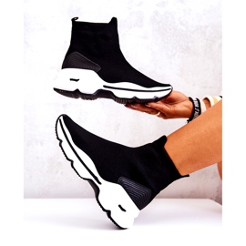 PS1 Pantofi sport negri Bailee High Sock negru 5 PS1 Pantofi sport negri Bailee High Sock negru 5