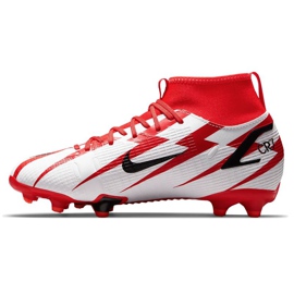 Pantofi de fotbal Nike Superfly 8 Academy CR7 Mg Jr DB2672-600 portocale si rosii 2