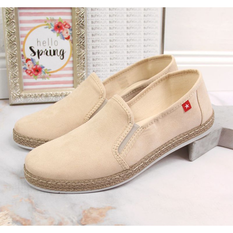 Slip on Big Star W JJ276001 espadrile bej 2