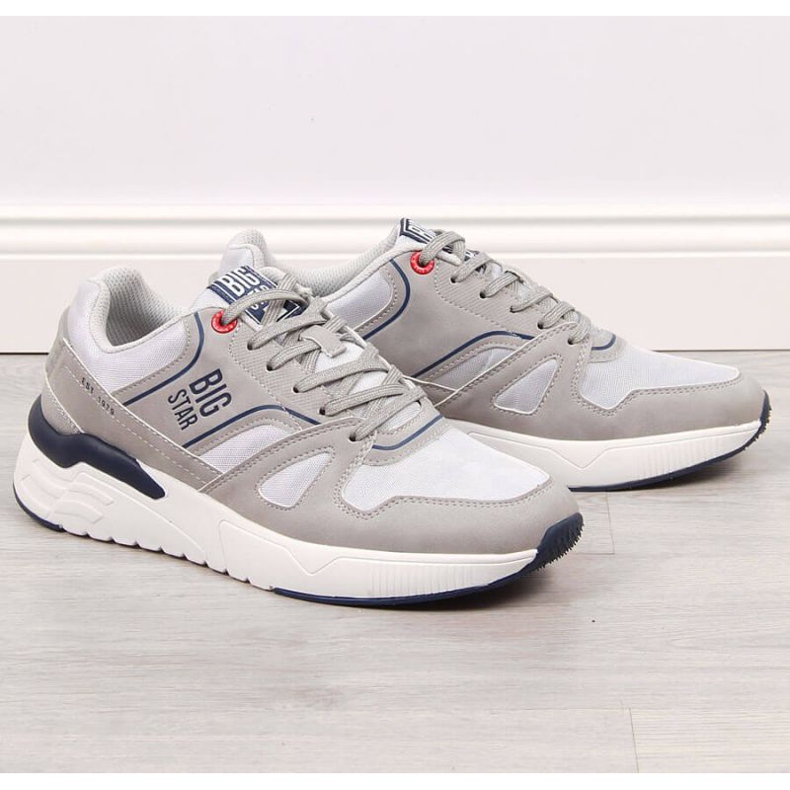 Pantofi sport casual gri Big Star M JJ174276 1