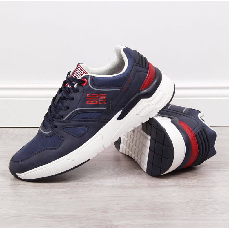 Pantofi sport casual Big Star M JJ174277 bleumarin albastru marin 2