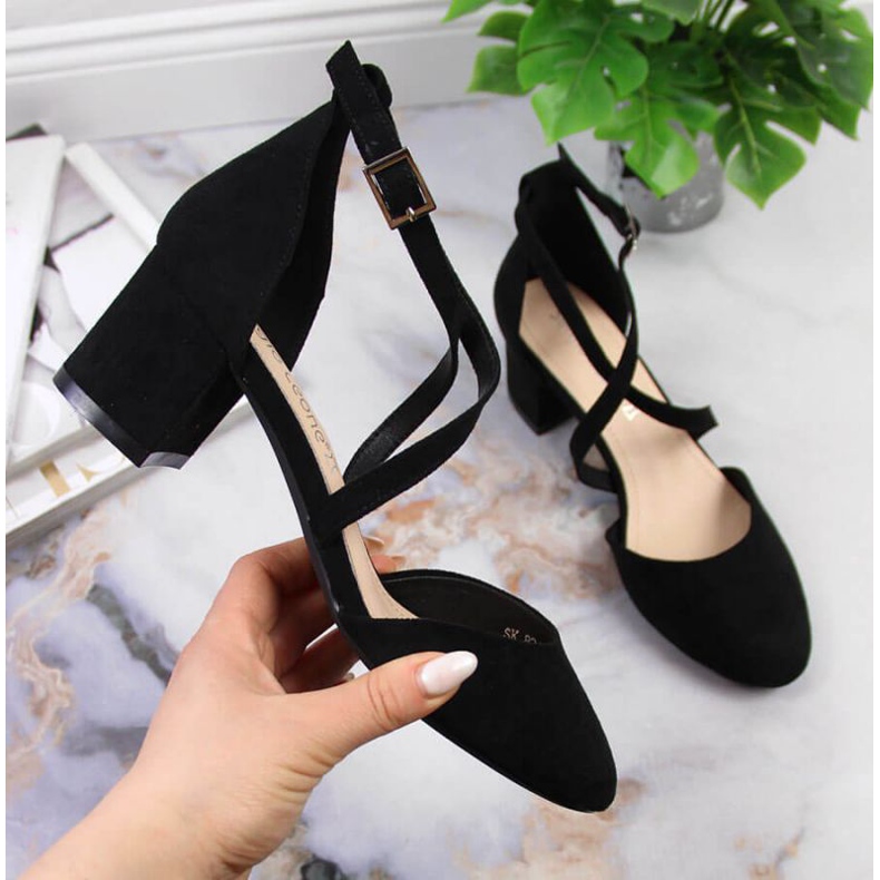 Sandale cu bretele Sergio Leone W SK365A negre negru 1