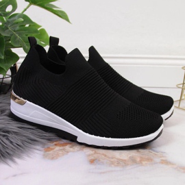 Ciorapi pantofi sport slip on McKeylor W JAN95B negru 5