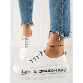 Goodin Adidași Cu Moda Piele Ecologică alb 1 Goodin Adidași Cu Moda Piele Ecologică alb 1