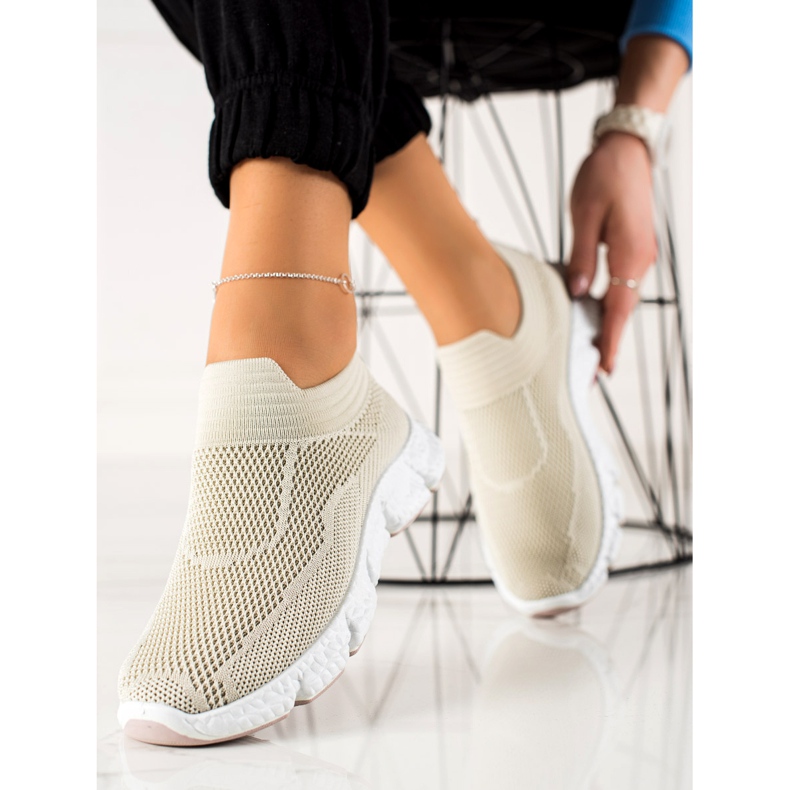 Goodin Adidași adezivi bej 1