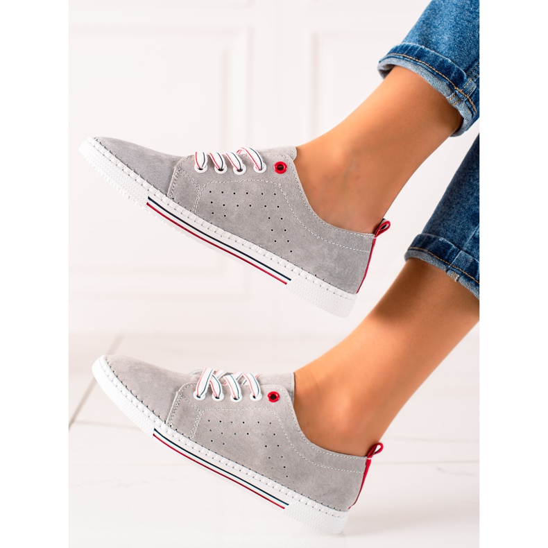 Filippo Pantofi clasici din piele gri 1