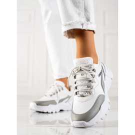 Pantofi de damă Big Star JJ274794 alb multicolor 1