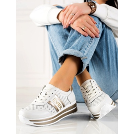 Filippo Încălțăminte sport din piele Ever alb 1