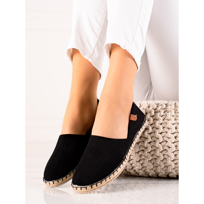 Vinceza Espadrile Vincez negre negru 1
