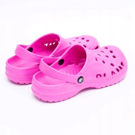 Flameshoes Papuci de damă Pink Light Crocs Eva roz 2