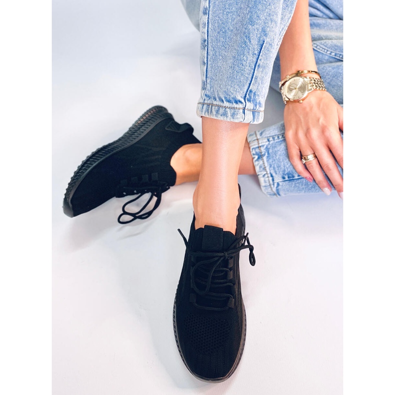 Zewa Black sosete pantofi sport negru 2