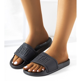 Papuci de damă negri Big Star DD274A271 negru 1