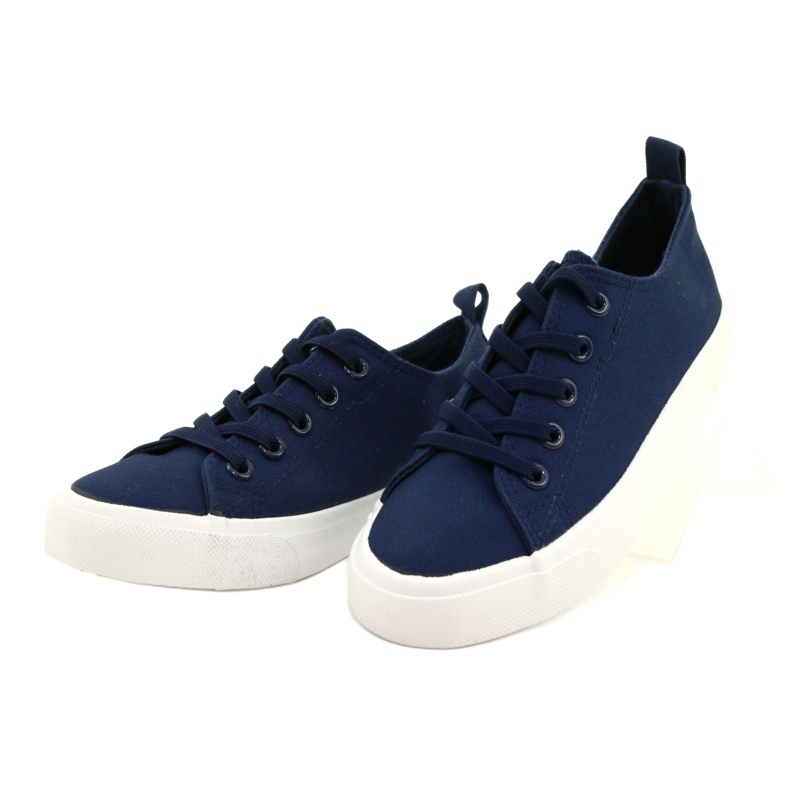 Adidatori pentru copii Atletico WY20761 Blue Navy albastru albastru 2