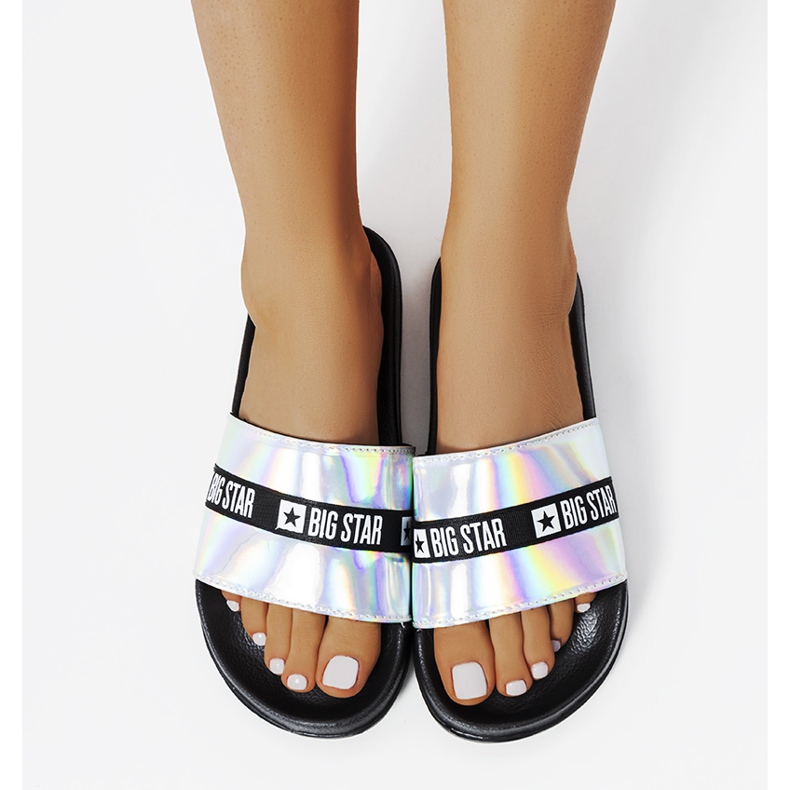 Papuci argintii Big Star GG274A005 1