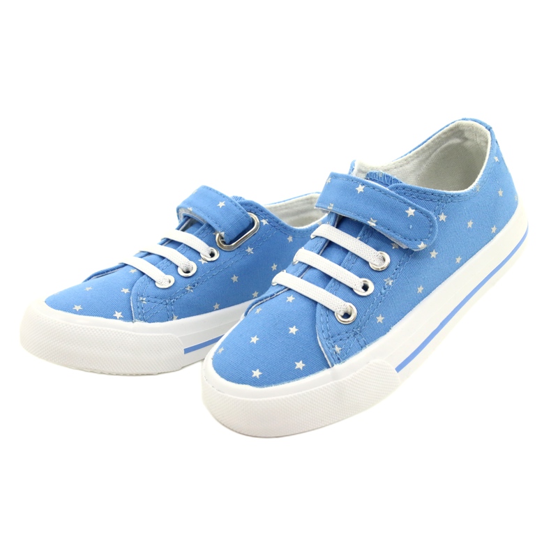 Tenisi cu velcro Silver Stars Atletico WY21383 Albastru 2
