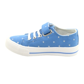 Tenisi cu velcro Silver Stars Atletico WY21383 Albastru 1