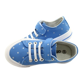 Tenisi cu velcro Silver Stars Atletico WY21383 Albastru 4
