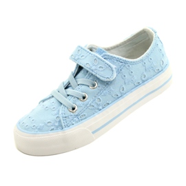 Dantela Atletico Velcro WY21452 Albastru Tenisi 3