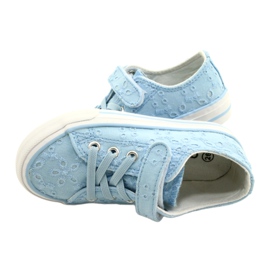 Dantela Atletico Velcro WY21452 Albastru Tenisi 4