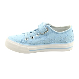 Dantela Atletico Velcro WY21452 Albastru Tenisi 1