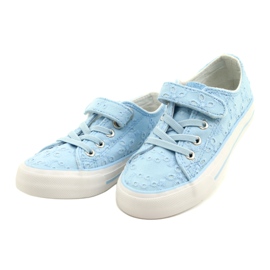 Dantela Atletico Velcro WY21452 Albastru Tenisi 2