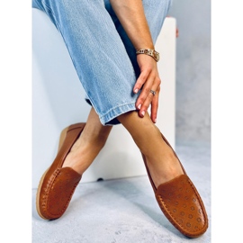 Mocasini de dama ajurati Cukki Camel maro 2 Mocasini de dama ajurati Cukki Camel maro 2