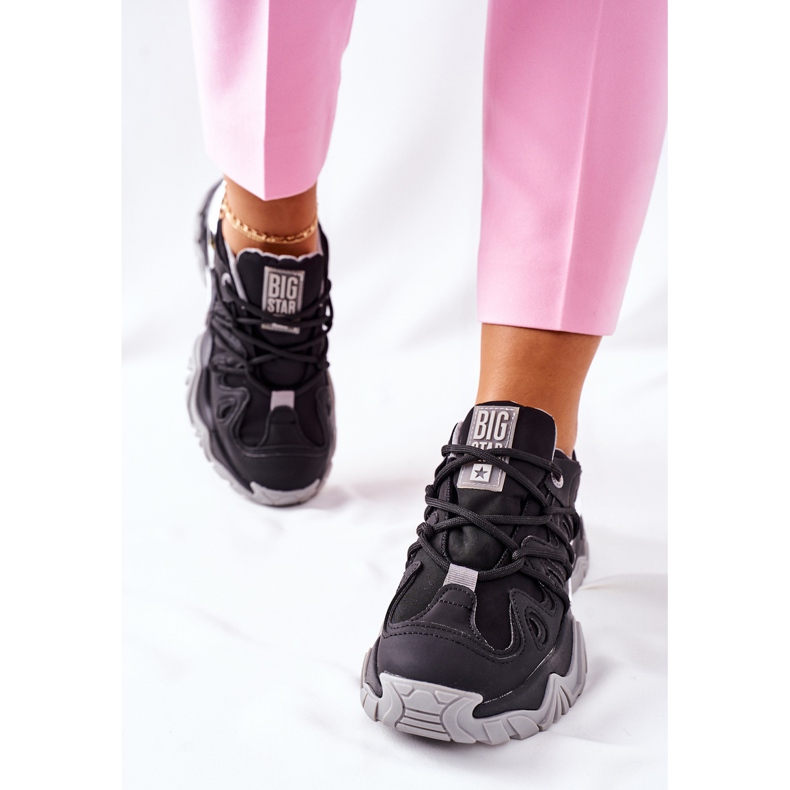 Încălțăminte sport de damă Memory Foam Big Star II274089 Negru 2