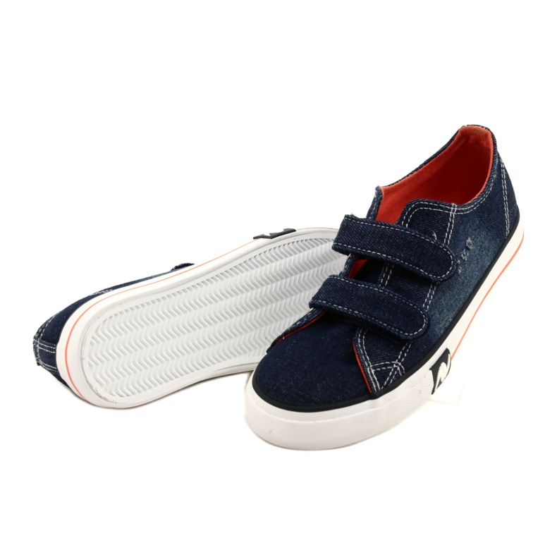 Blugi Navy Atletico Velcro WY21427 albastru 3