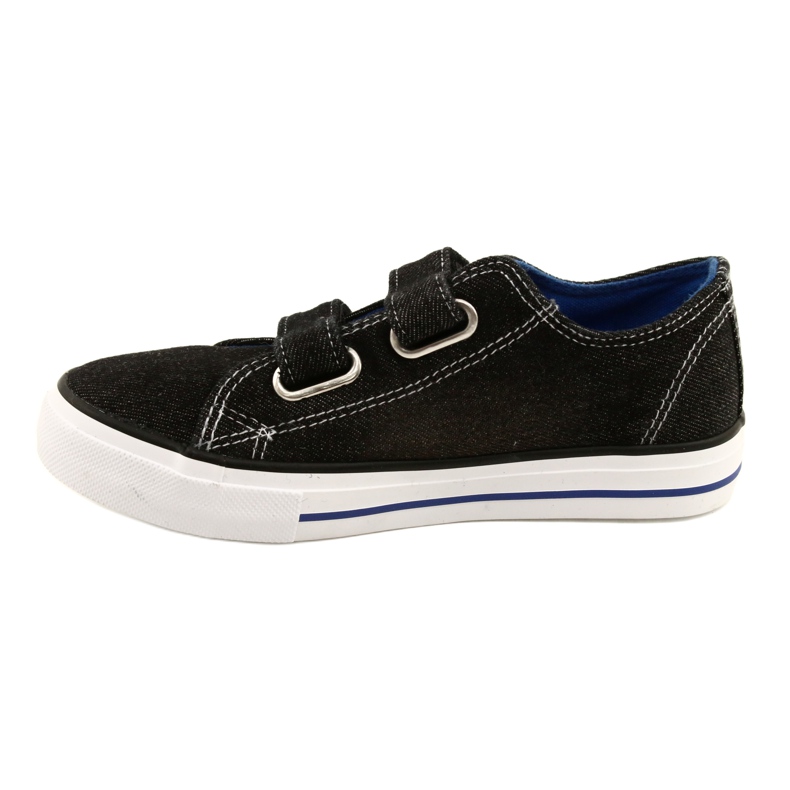 Blugi negri Atletico Velcro WY21427 negru 1