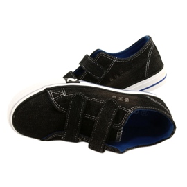 Blugi negri Atletico Velcro WY21427 negru 4