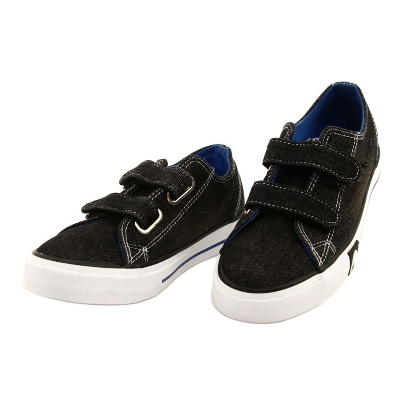 Blugi negri Atletico Velcro WY21427 negru 2