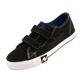 Blugi negri Atletico Velcro WY21427 negru 3