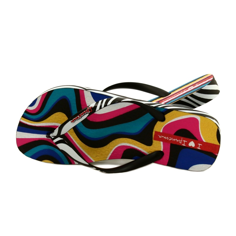 Slapi Zebra Ipanema 26627 23879 alb negru multicolor 4