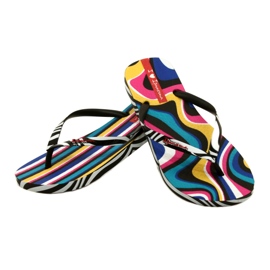 Slapi Zebra Ipanema 26627 23879 alb negru multicolor 3