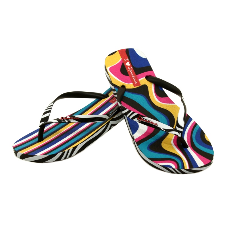 Slapi Zebra Ipanema 26627 23879 alb negru multicolor 3