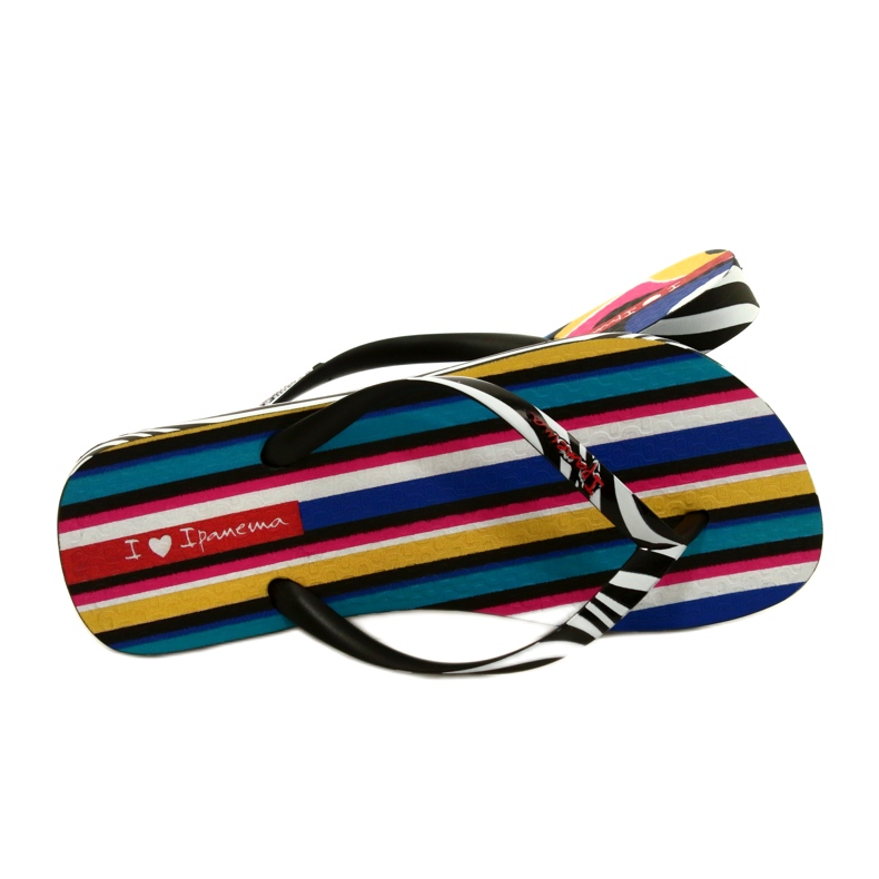 Slapi Zebra Ipanema 26627 23879 alb negru multicolor 5