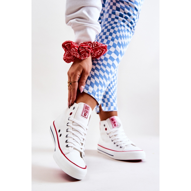 Tenisi înalți Big Star JJ274127 Alb 1