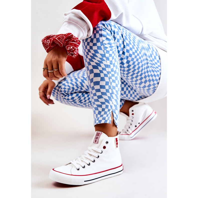 Tenisi înalți Big Star JJ274127 Alb 2