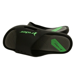 Papuci pentru bărbați Rider BAY X AD 83060 23899 Negru / Gri / Verde 5